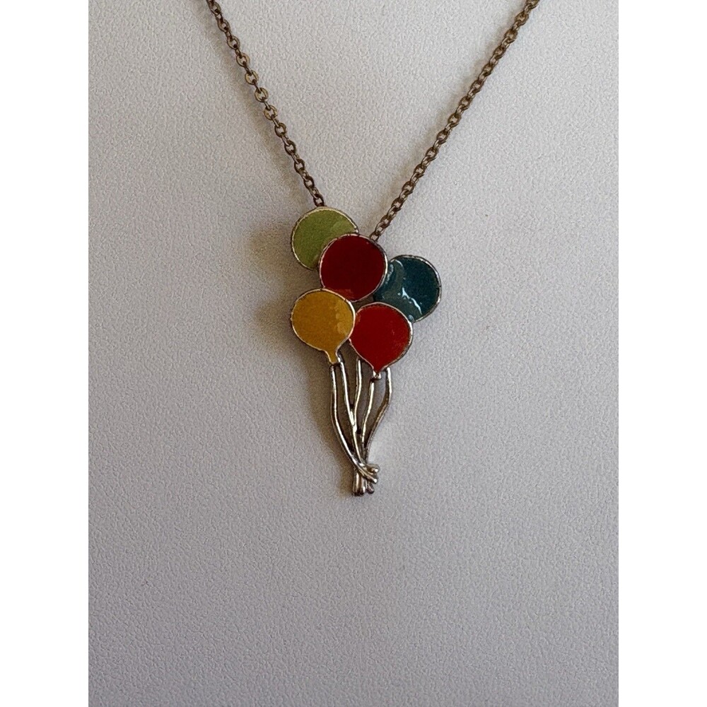 Gold Balloon Pendant Necklace